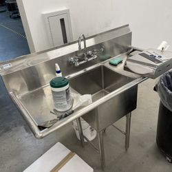 Sink And Faucet In Great Shape