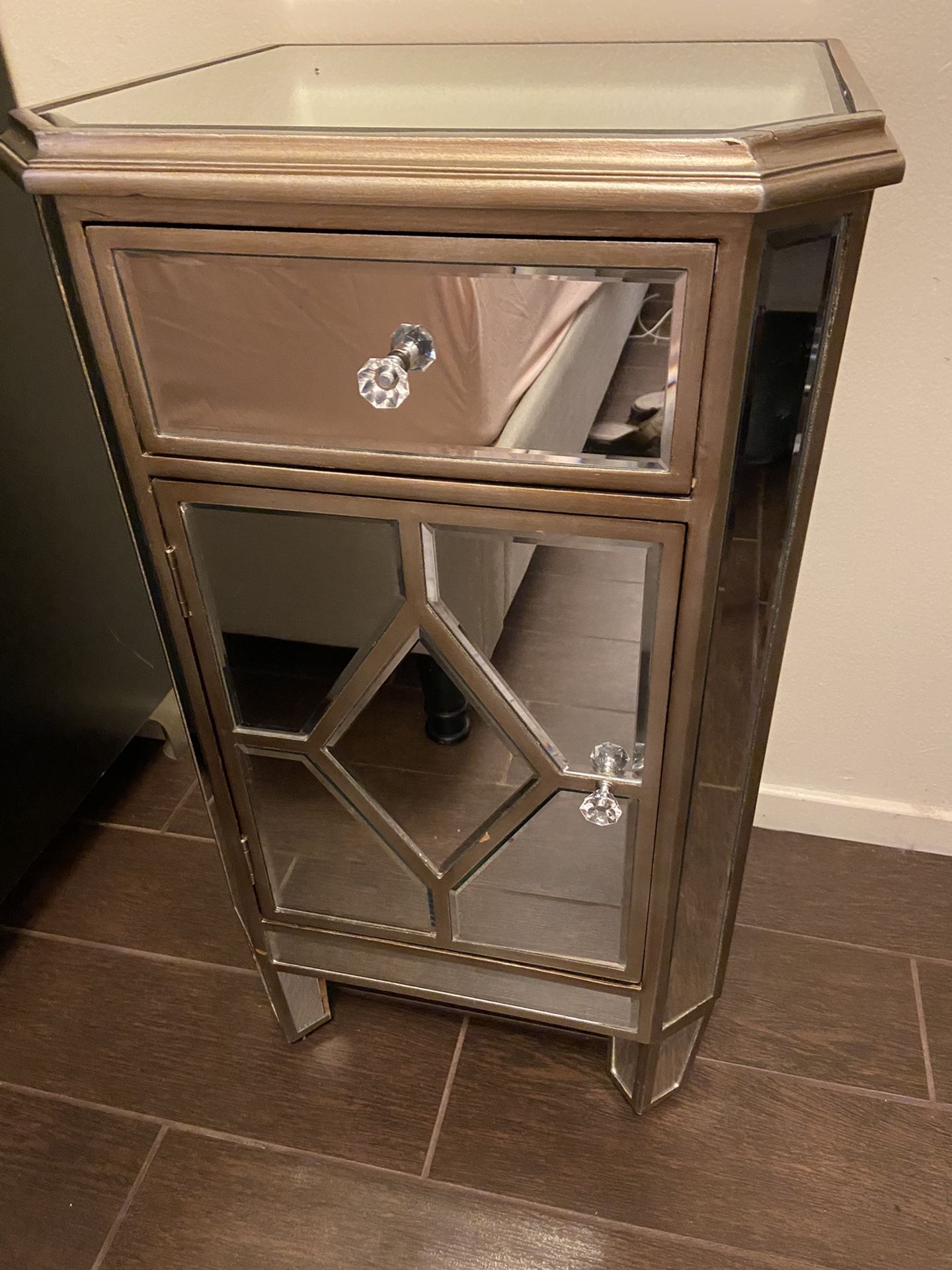 Mirror side table