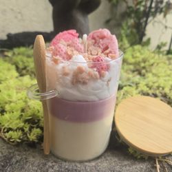  Strawberry Shortcake Cookie Crumble Gourmet Candle. Hand-made Locally