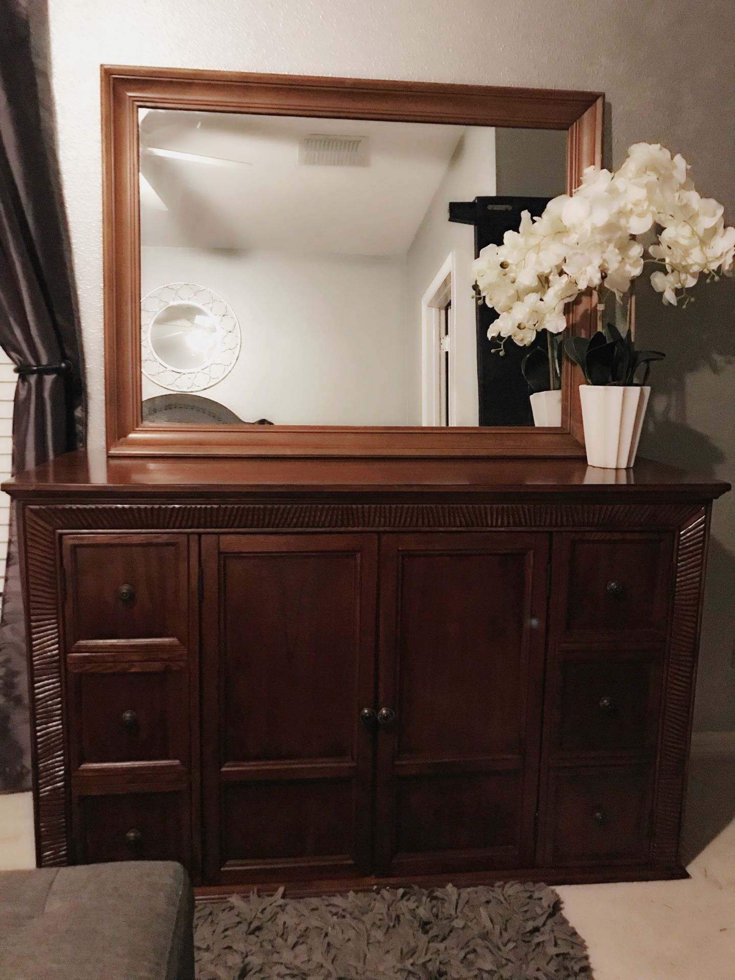 Beautiful Credenza and Mirror