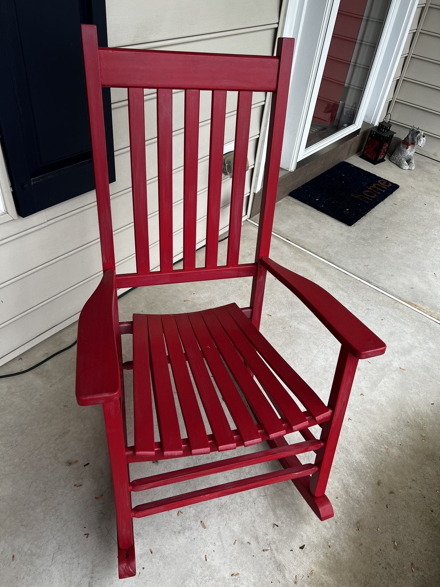 Red Rocking Chairs 