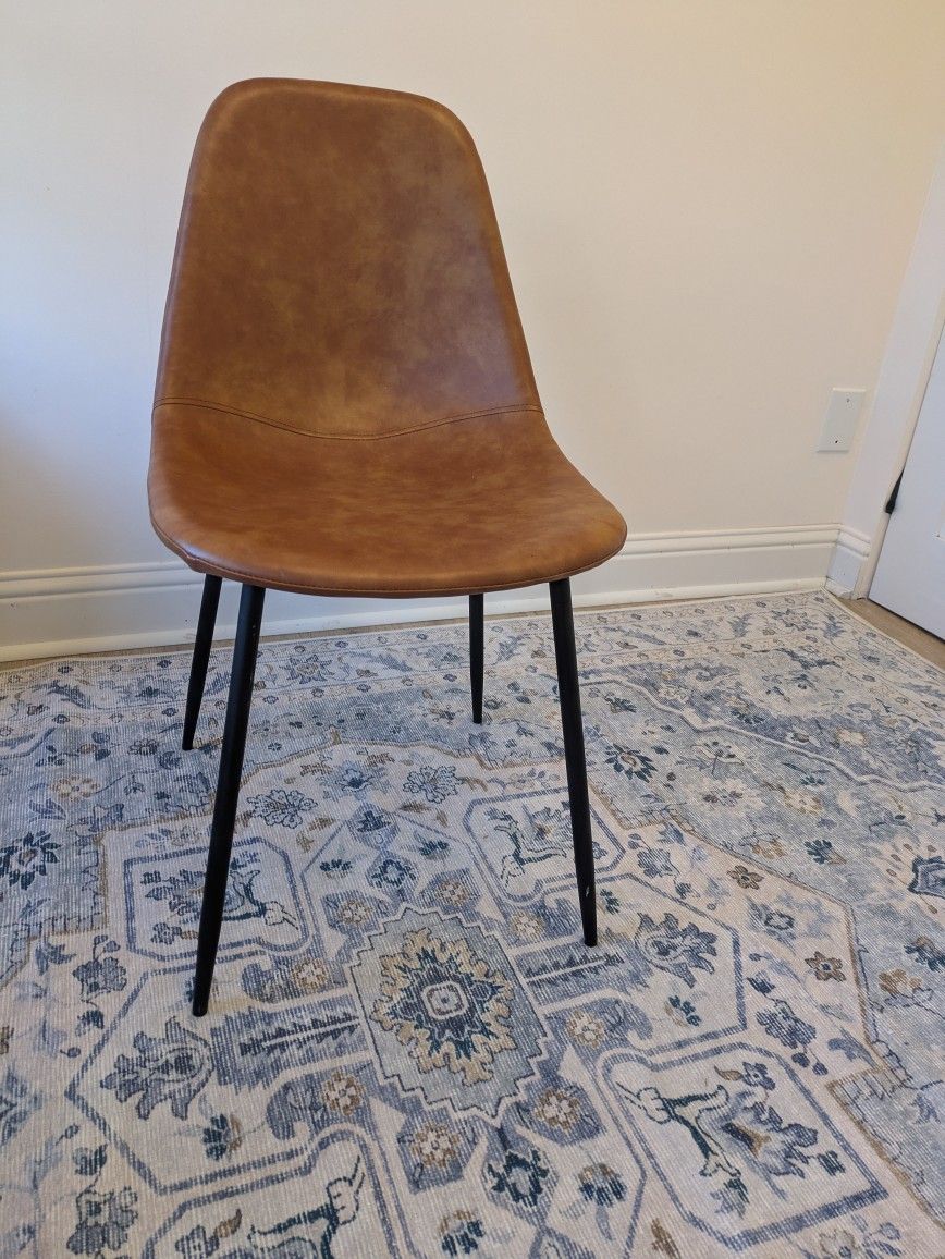 Faux Leather Chair