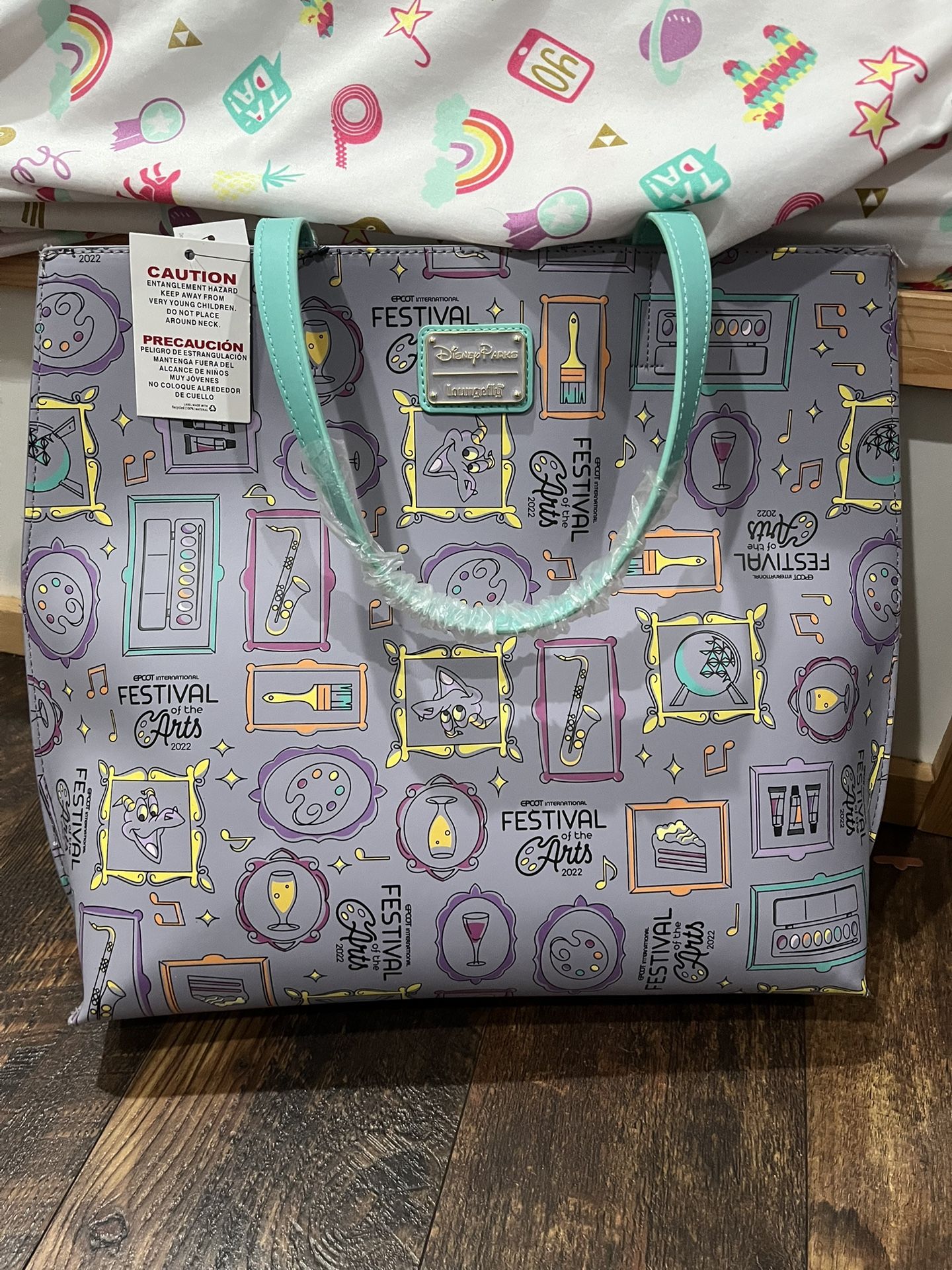 Disney Loungefly Art Feastival Tote Bag
