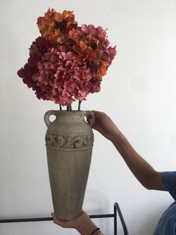 Vase and flowers