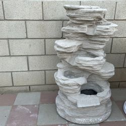 New Water Fountain Made Out Of Cement Perfect Gift 