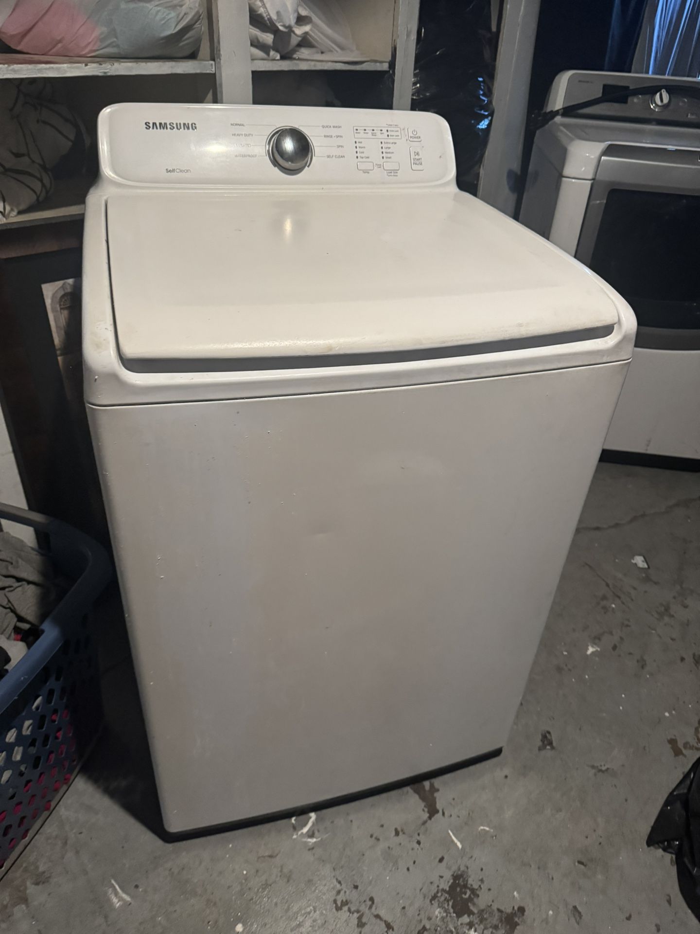 Washer and electric dryer works great. We sell all the time delivery $40 local.