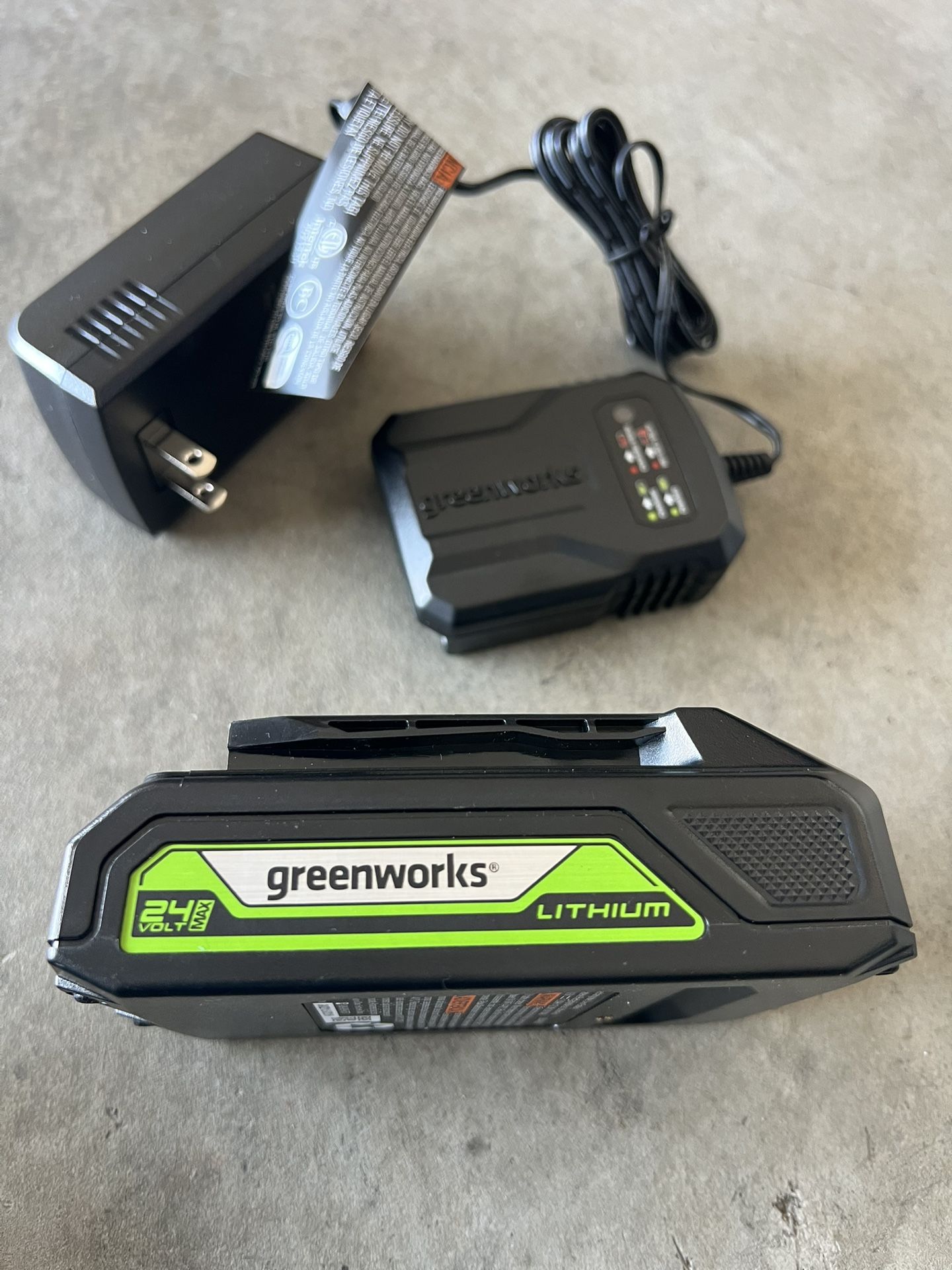Greenworks 24V 2.0 Ah Battery. Brand New