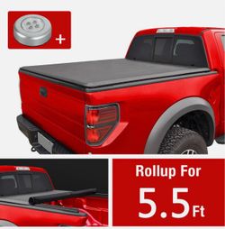Soft Roll up Tonneau cover For 2007-2021 Toyota Tundra 5.5 FT  Short Bed