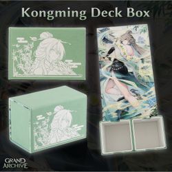 Grand Archive TCG Kongming Art Series Deck Box LIMITED