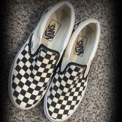 Vans Classic Slip-On Checkerboard Black/White – Men’s/Women’s
