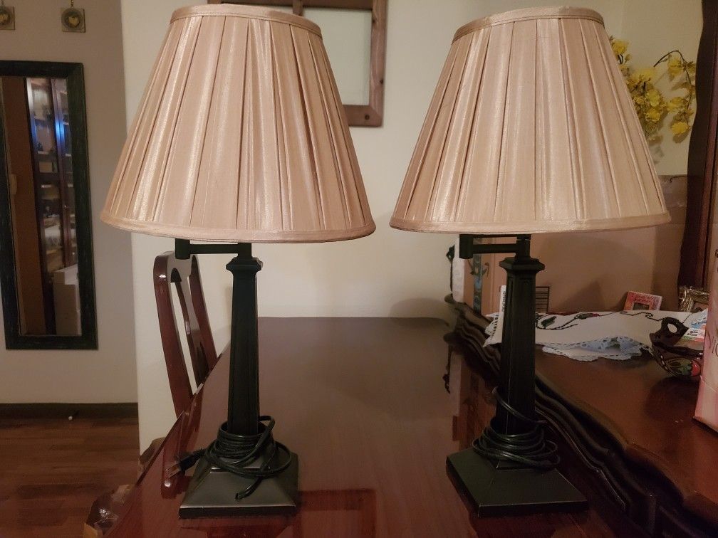 Bedside Lamps w/ Shades