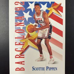 SCOTTIE PIPPEN - 1991-92 Skybox "Barcelona '92" - #537 - Bulls 