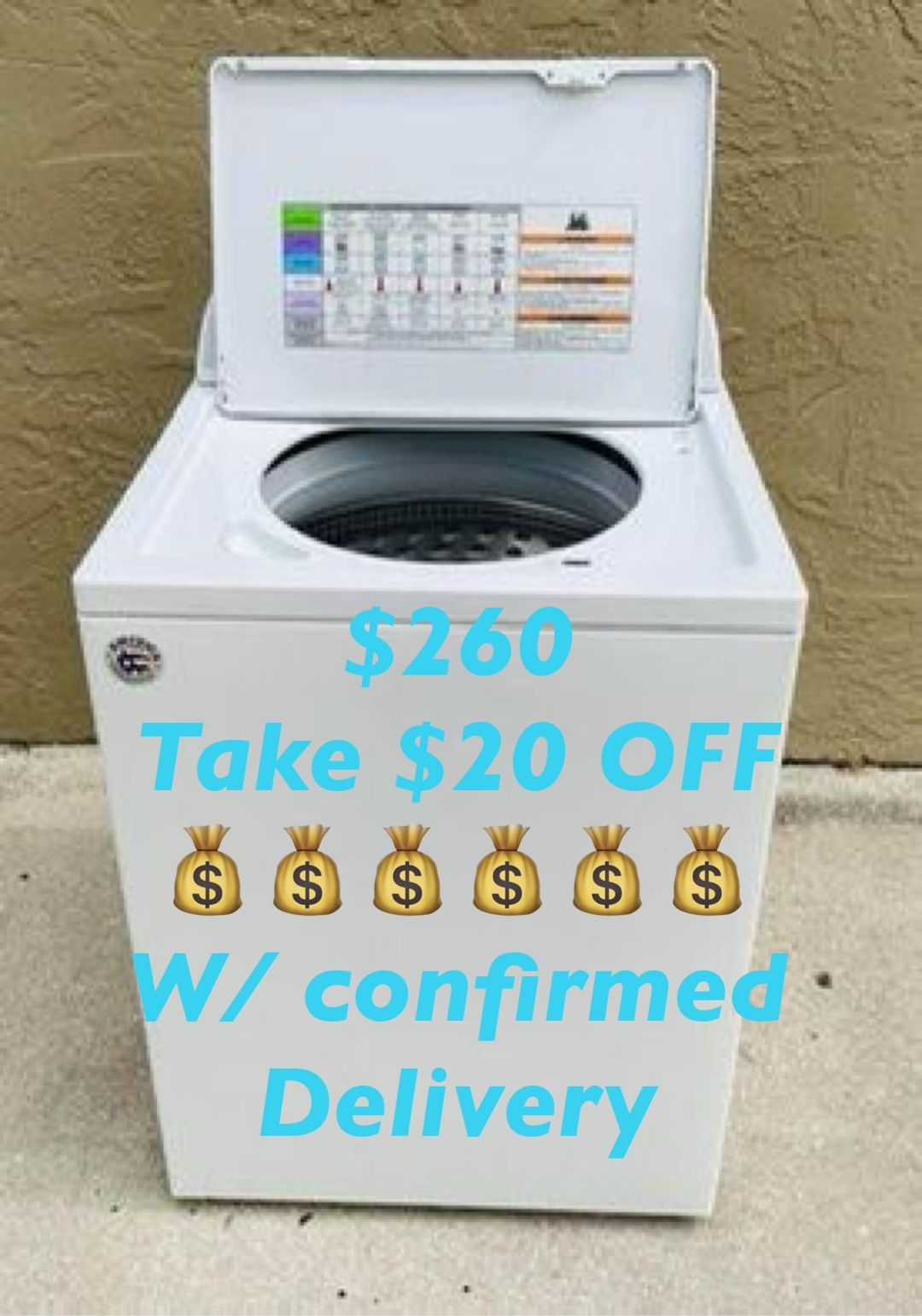 Washer Whirlpool Top Load Heavy Duty Super Capacity Like New FREE Delivery 