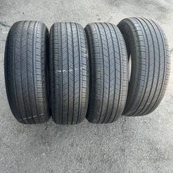 Set. Tires.  225. 60. 18.  Michelin 