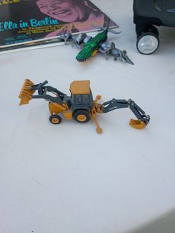 John Deere Die-Cast Backhoe Loader Toy