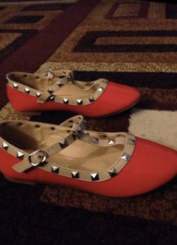RED shoes, kid size 3 girls PARTY Halloween Costume Zapatos