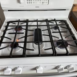 White Natural Gas 30" Wide Stove – Great Condition!
