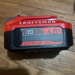 CRAFTSMAN V20 4.0AH Lithium Ion Battery