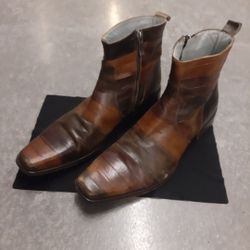 Kenneth Cole Leather Ankle Boots 