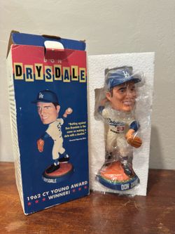 Don Drysdale Dodgers 1962 Bobblehead Original Box