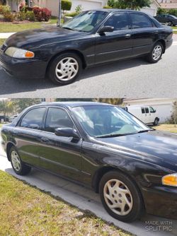 2002 Mazda 626 LX blk