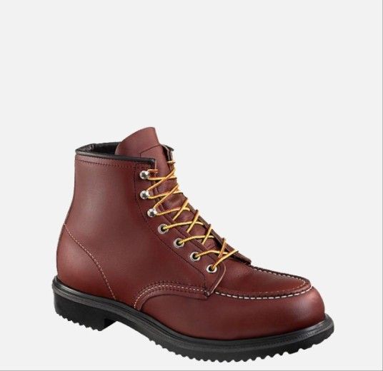 Red Wing 6" Oil Resistant Long Wear Steel Toe Safety Work Boots Size 11 8249 USA
