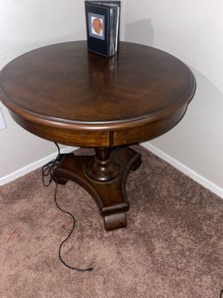 Wood end tables