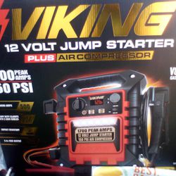 Viking Portable Jumper And Air Compressor And Pittsburgh Tools 