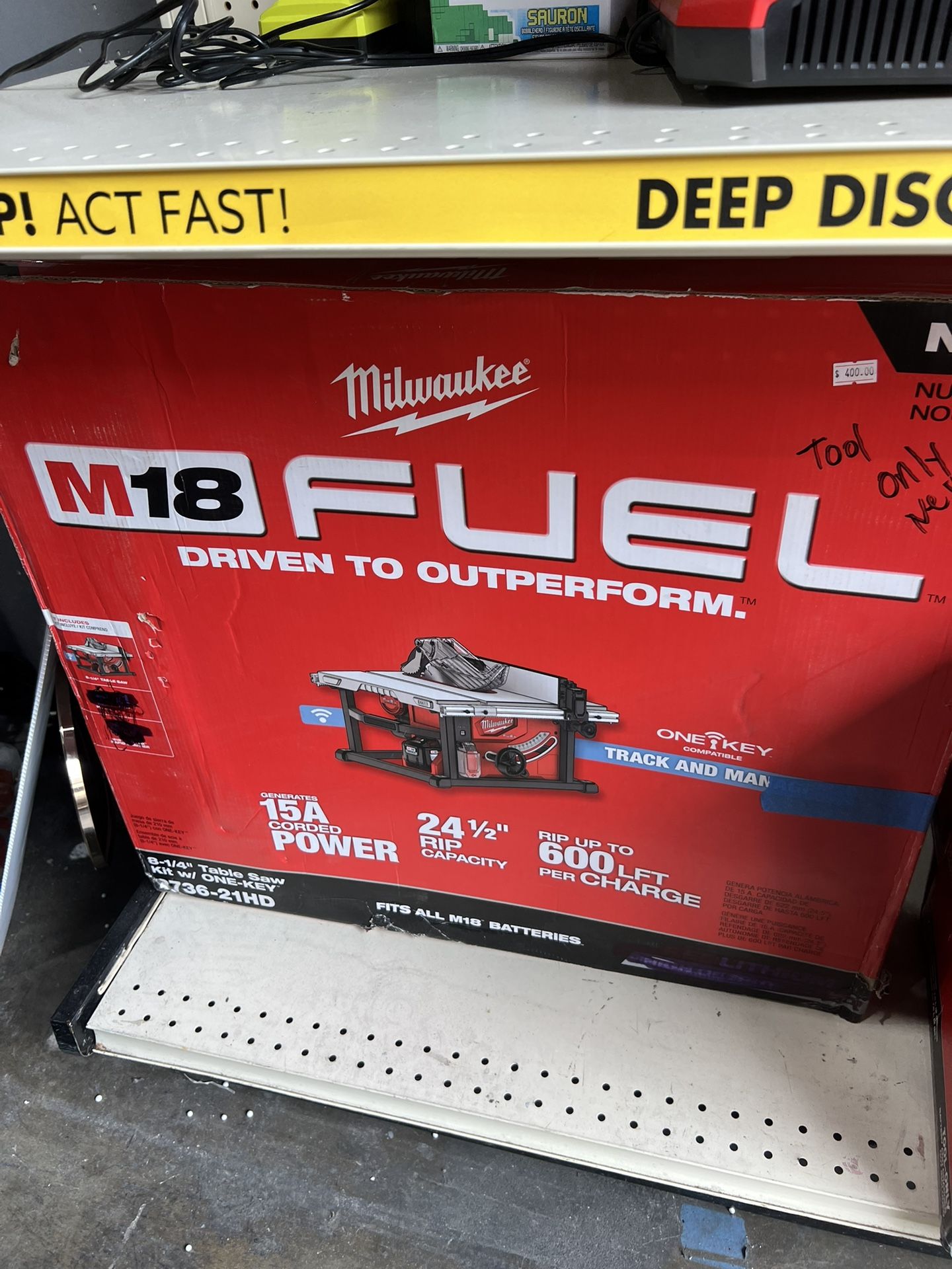 Milwaukee M18 Table Saw