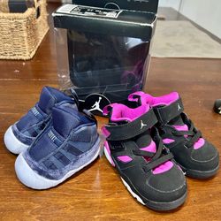 (2) Nike Air Jordan Baby & Toddler Shoes