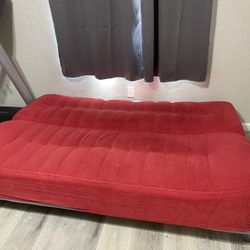 Modern Red Futon 