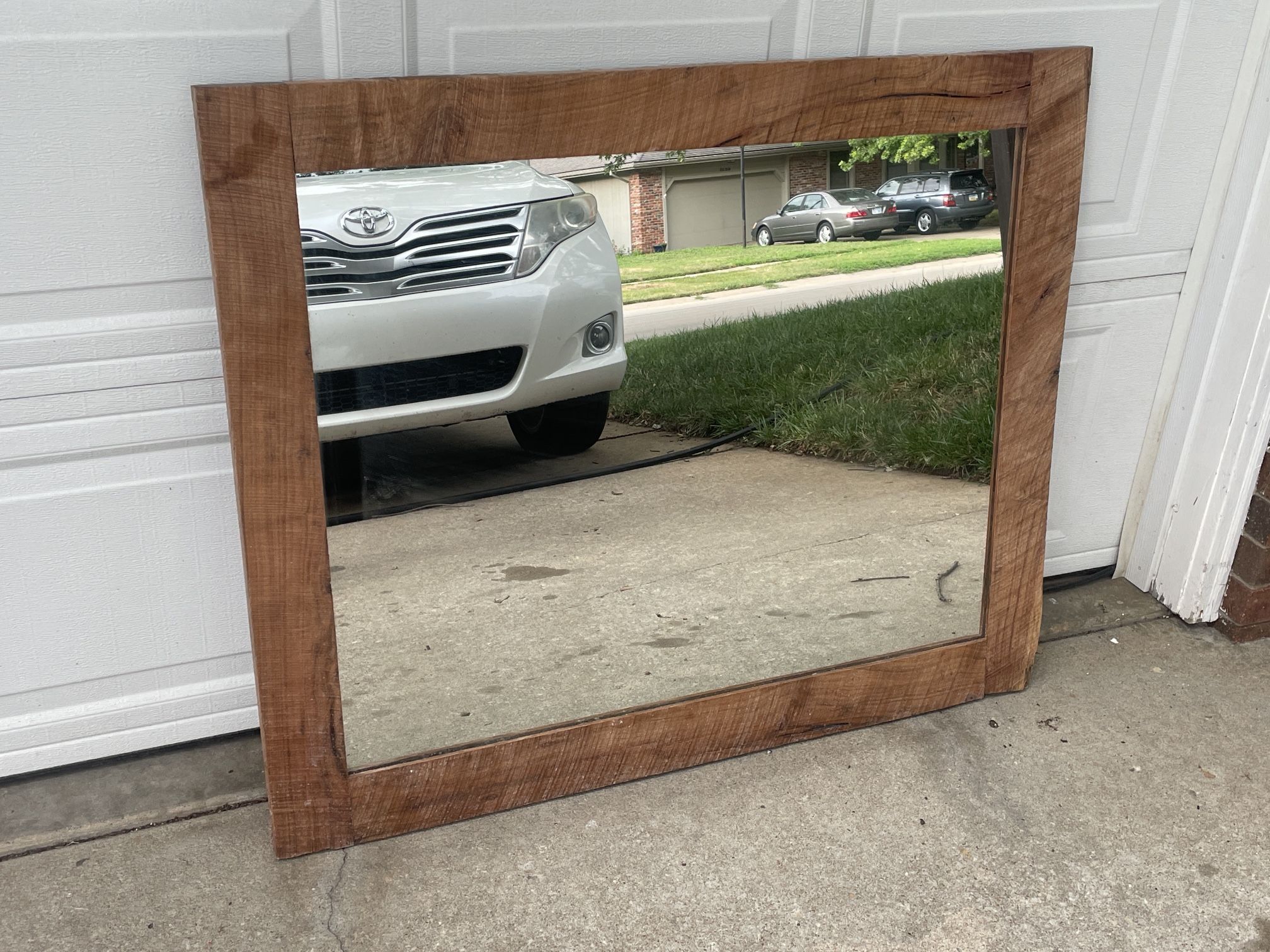 Rustic Mirror With Mount