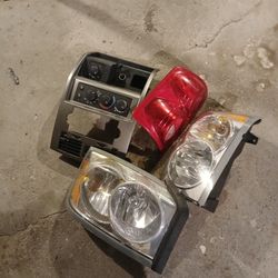 Four truck parts