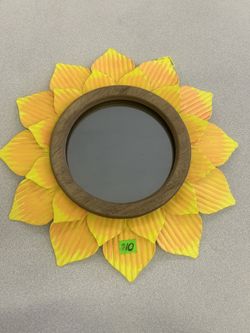 Russ Sunflower Mirror wall decor piece. 