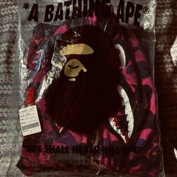 The Pink Bape  Hoodie