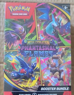 Pokemon Mega Evolution Phantasmal Flames Booster Bundle