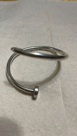 Aro de clavo catier 950 plata