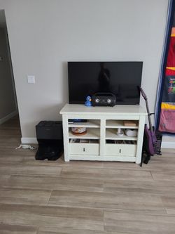 White TV Stand