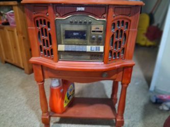Toca Disco Antiguo Con Casseteray Radio