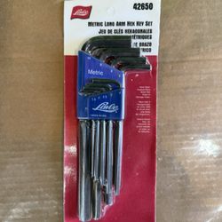 Lisle Metric Long Arm Hex Key Allen Wrench Set 