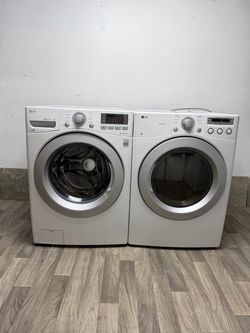 LG washer and gas dryer