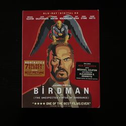 Birdman Comedy Drama Blu-ray DVD Movie w/ Slipcover