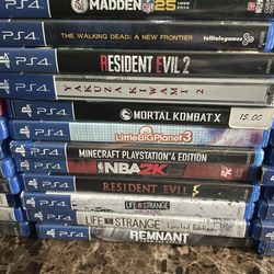 PS4 Games 50 Of Them All In Cases