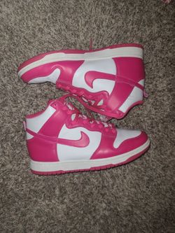 Pink Hightop Nike Dunks