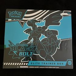 Black Bolt Elite Trainer Box Pokemon