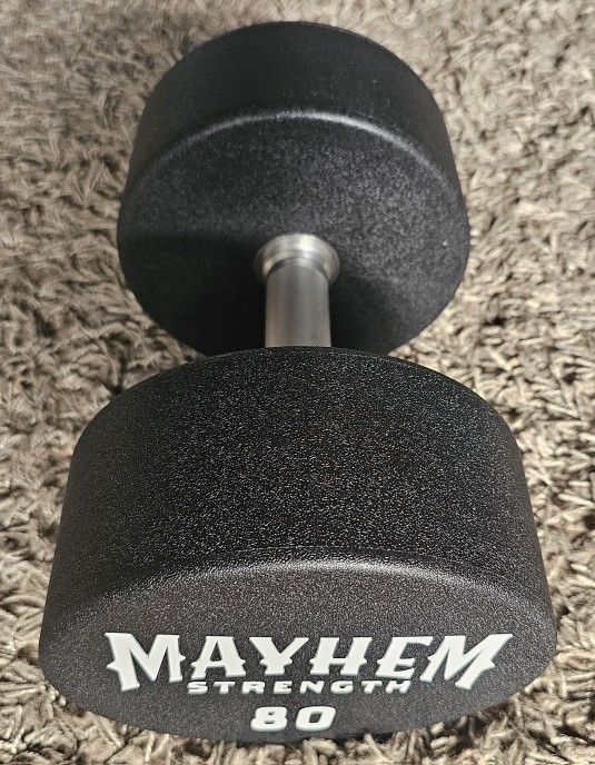 Dumbbells Mayhem 80lbs-125lbs NiB