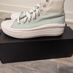 Converse High Top Pastel Green/Ecru