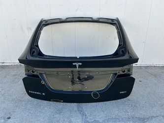 TESLA MODEL X REAR TAILGATE LIFTGATE 2016 17 18 29 2020 Used Oem