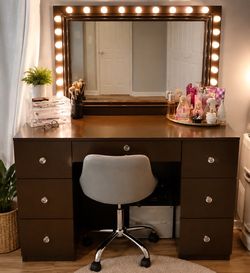 Custom built vanity