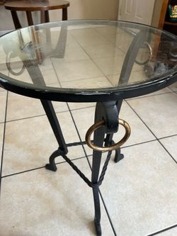 Glass small table